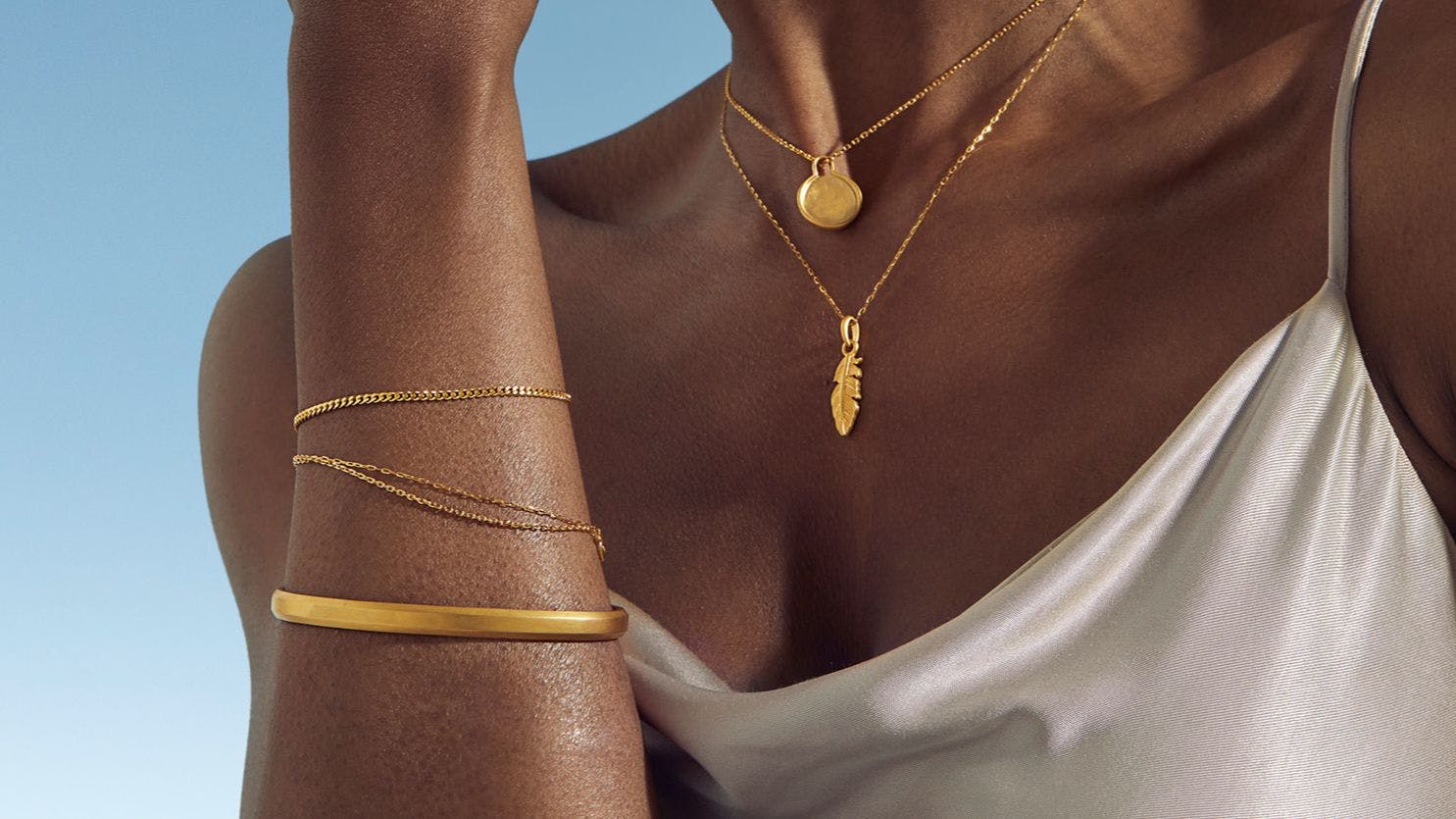 Model image - gold Bracelets