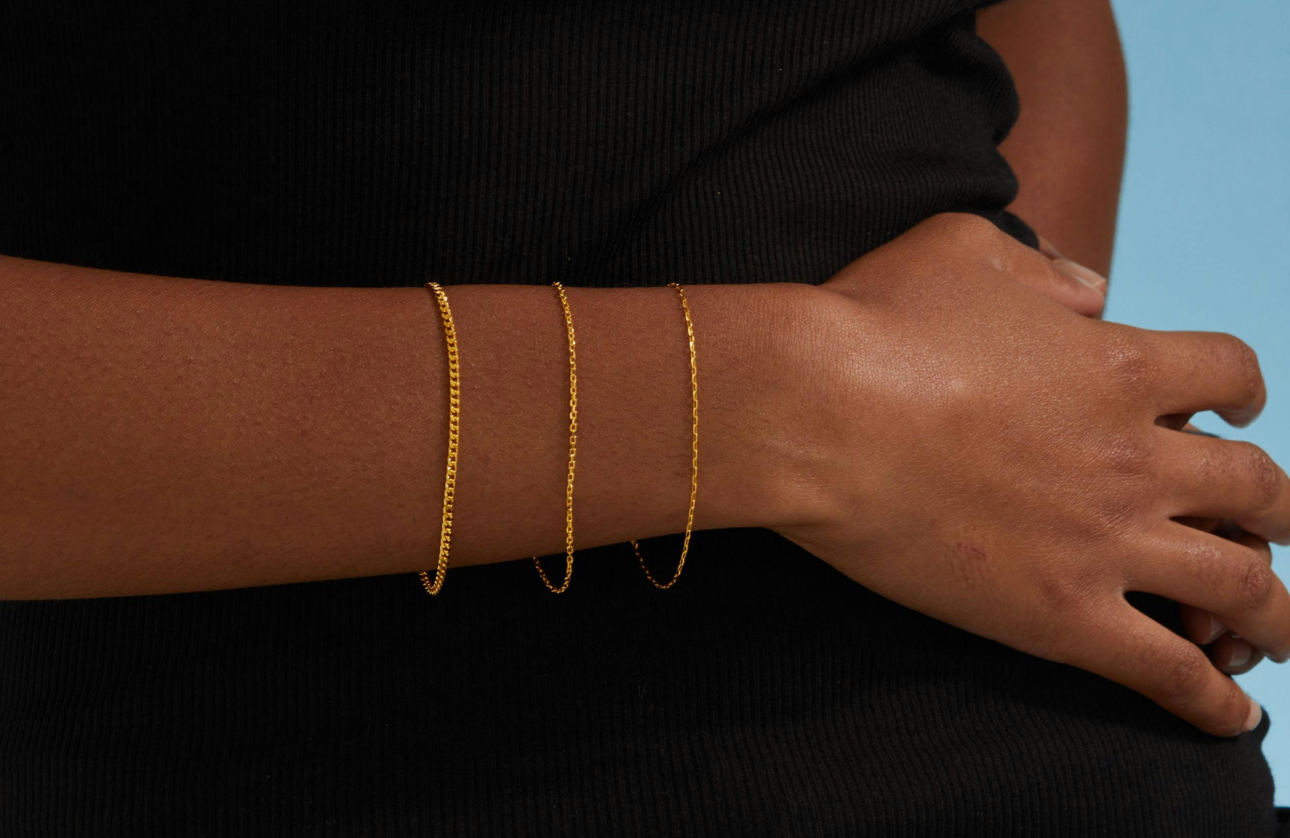 Model image - gold Bracelets