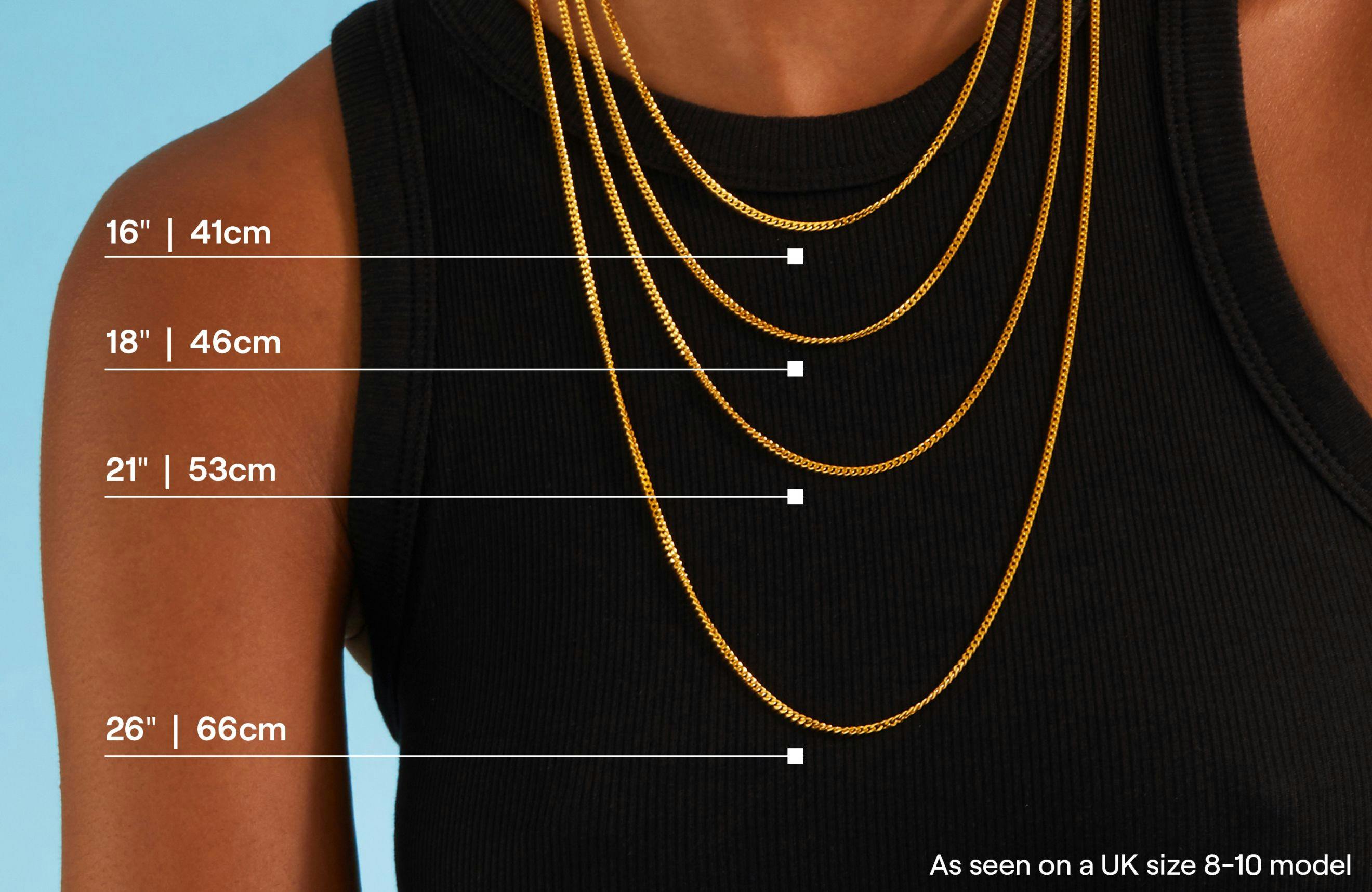 Model image - gold Necklaces