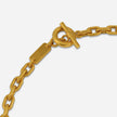 Narrow link chain bracelet