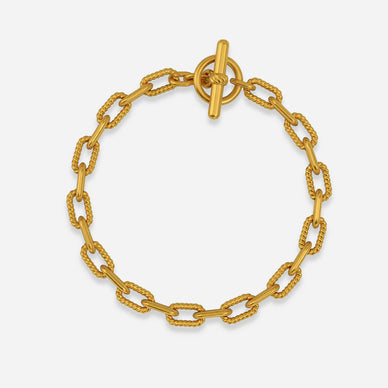 Textured Chain Bracelet