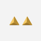 Triangle stud earrings