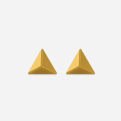 Triangle stud earrings