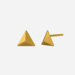 Triangle stud earrings