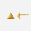 Triangle stud earrings