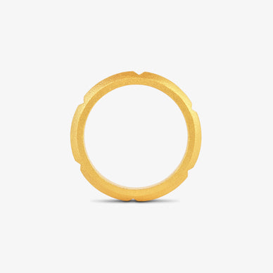 Bullion Bar Wide Ring - Gold 24k