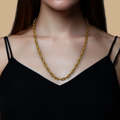 Textured Chain Necklace