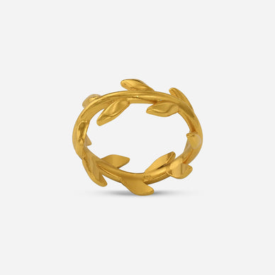 Laurel leaf ring