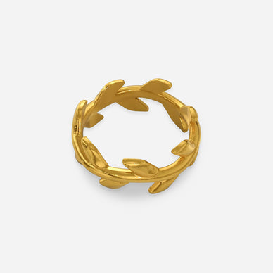 Laurel leaf ring