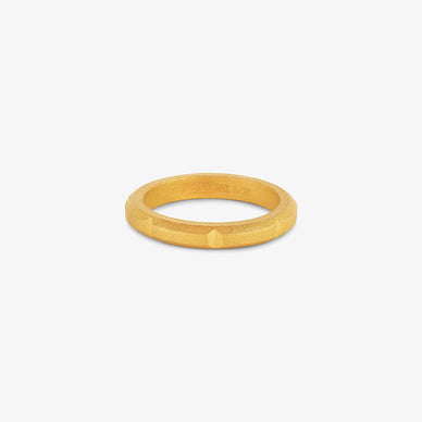 Bullion Bar Narrow Ring - Gold 24k