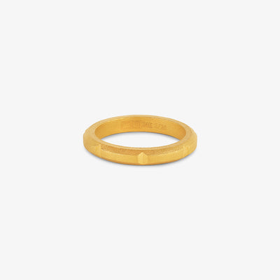 Bullion Bar Narrow Ring - Gold 24k