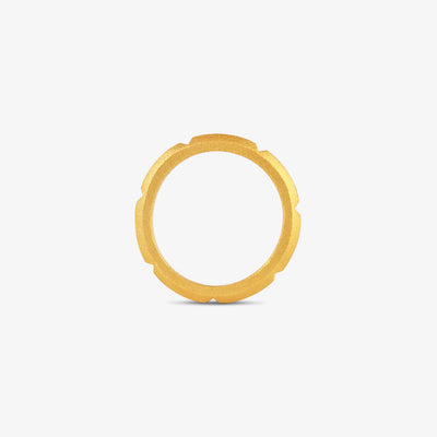 Bullion Bar Narrow Ring - Gold 24k