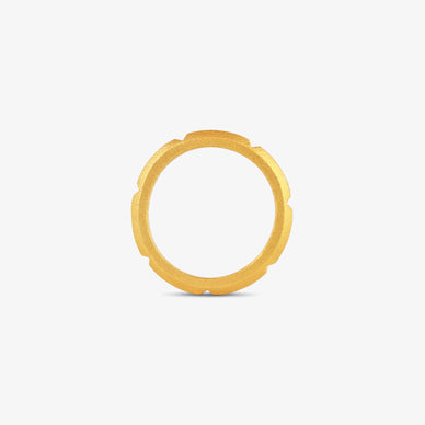 Bullion Bar Narrow Ring - Gold 24k