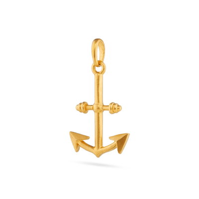 Anchor Pendant - Gold 24k