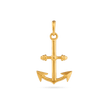 Anchor Pendant - Gold 24k