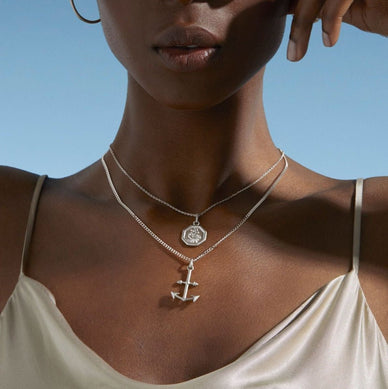 Anchor Pendant - Silver