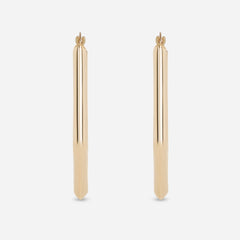 Angular Minimalist Hoop Earrings