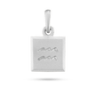 Aquarius Zodiac Pendant - Platinum