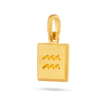 Aquarius zodiac pendant