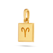 Aries Zodiac Pendant - Gold 24k