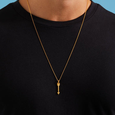 Arrow Pendant - Gold 14k
