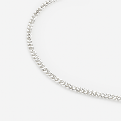 Baby Filed Curb Chain Bracelet