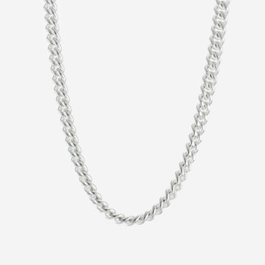 Baby Filed Curb Chain Necklace