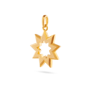 Bahai Pendant - Gold 14k