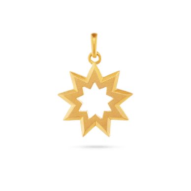Bahai Pendant - Gold 14k
