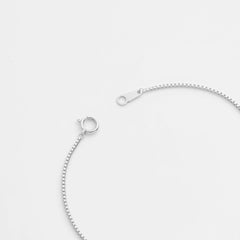 Box Chain Bracelet - Platinum