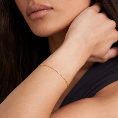 Box Chain Bracelet - Gold 24k