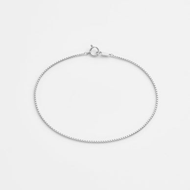 Box Chain Bracelet - Platinum