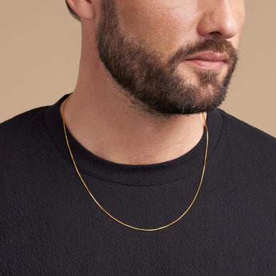 Box Chain Necklace - Gold 24k