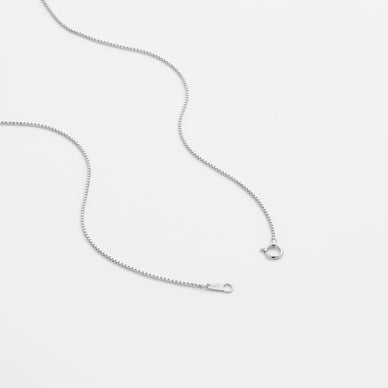 Box Chain Necklace - Platinum