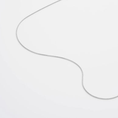 Box Chain Necklace - Platinum
