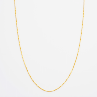 Box Chain Necklace - Gold 24k