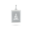Buddha Pendant - Platinum