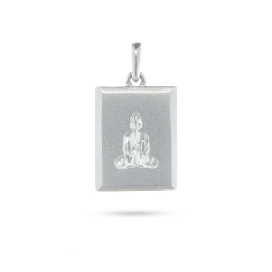 Buddha Pendant - Platinum