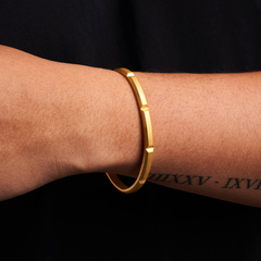 Bullion Bar Cuff - Gold 24k