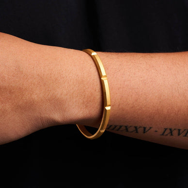 Bullion Bar Cuff - Gold 24k
