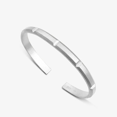 Bullion Bar Cuff - Platinum