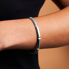 Bullion Bar Cuff - Platinum