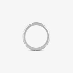 Bullion Bar Narrow Ring - Platinum