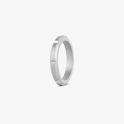 Bullion Bar Narrow Ring - Platinum
