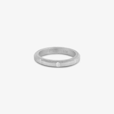 Bullion Bar Narrow Ring - Platinum