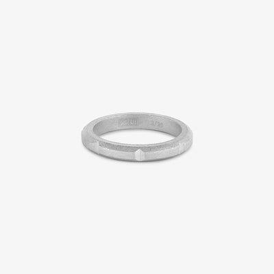 Bullion Bar Narrow Ring - Platinum