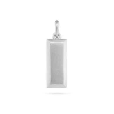 Bullion Bar Pendant - Silver