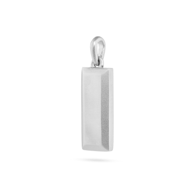 Bullion Bar Pendant - Silver