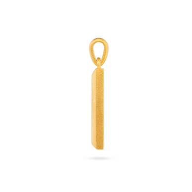 Bullion Bar Pendant - Gold 9k