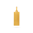 Bullion Bar Pendant - Gold 9k